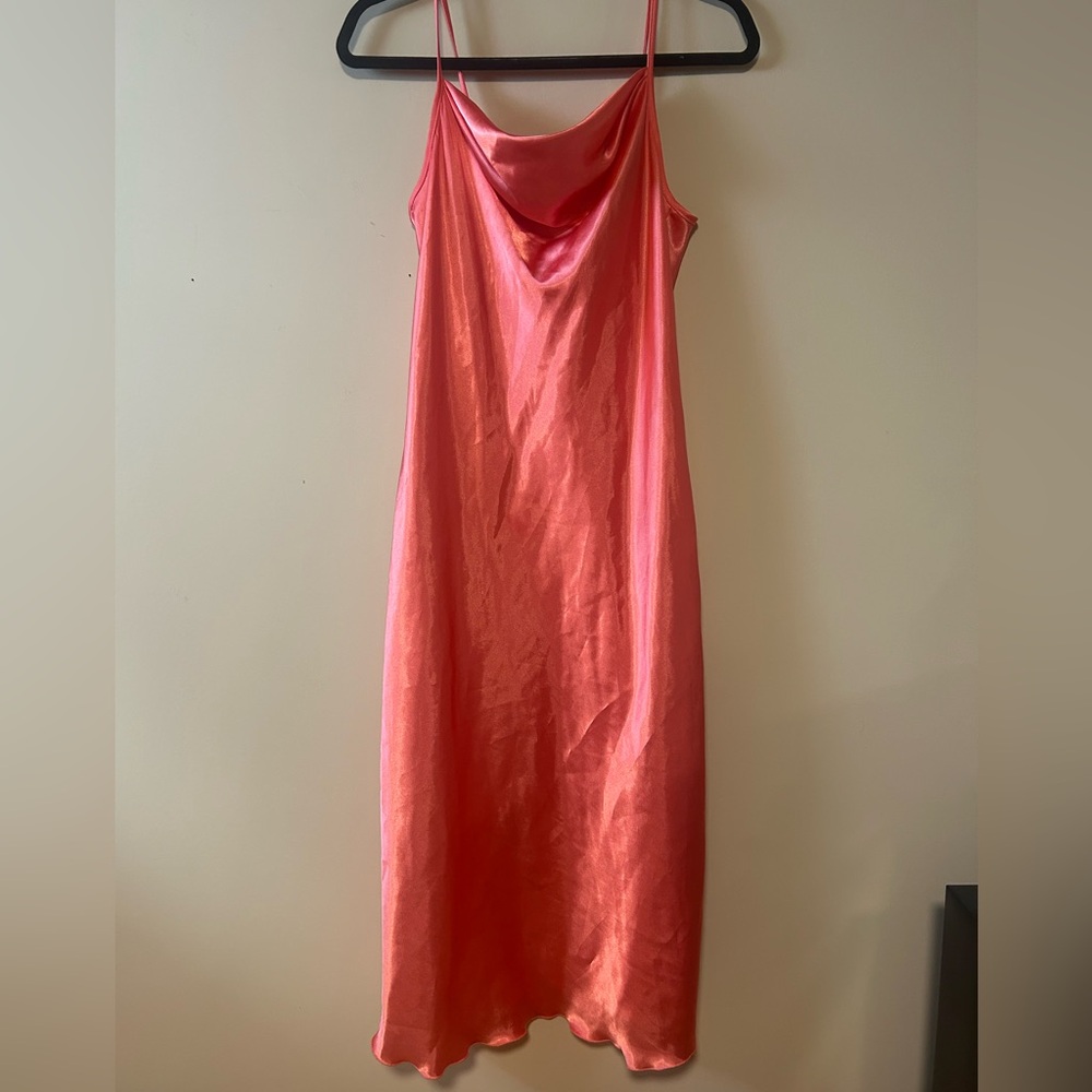 Bebe Vibrant Pink Dress